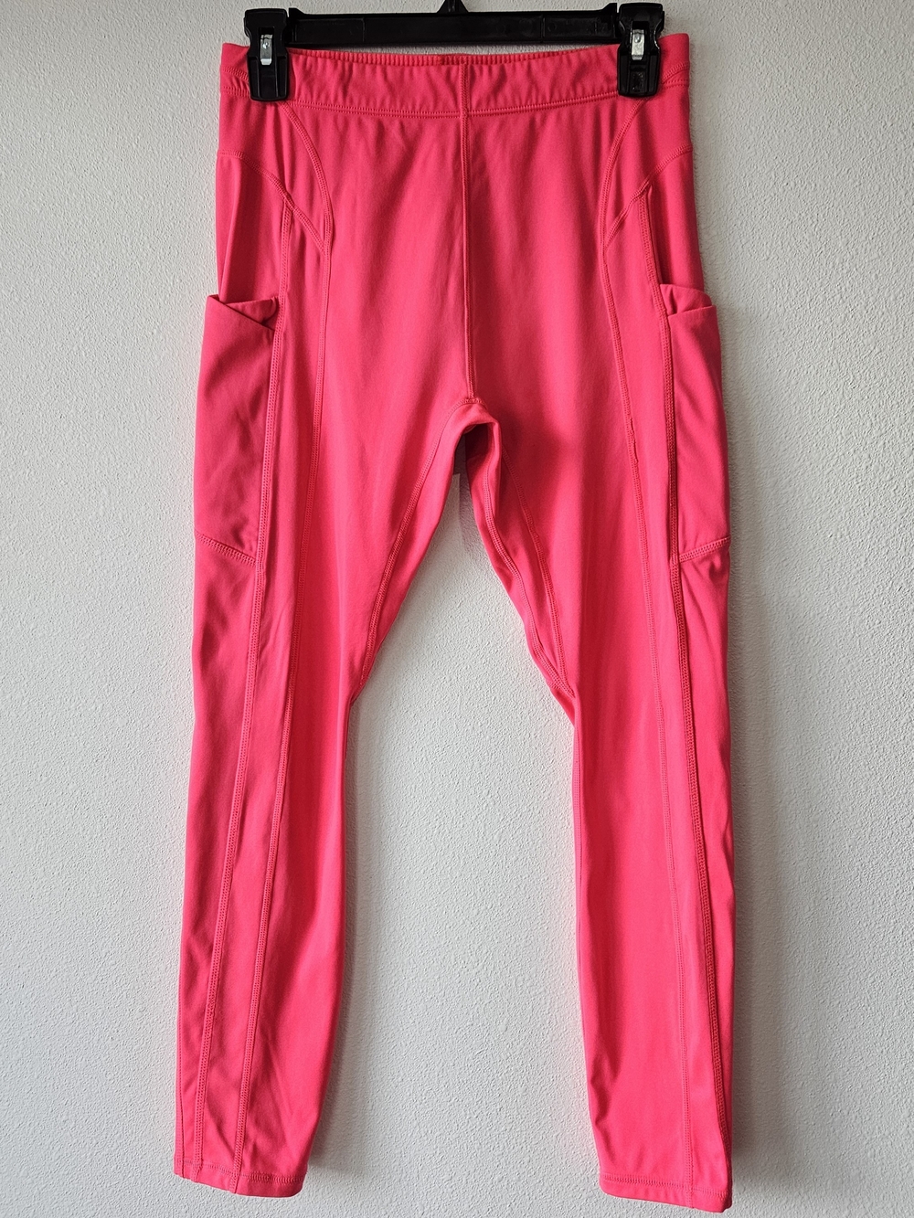 Fabletics Bright Pink Women's Active Leggings with Side Pockets Size S/M
